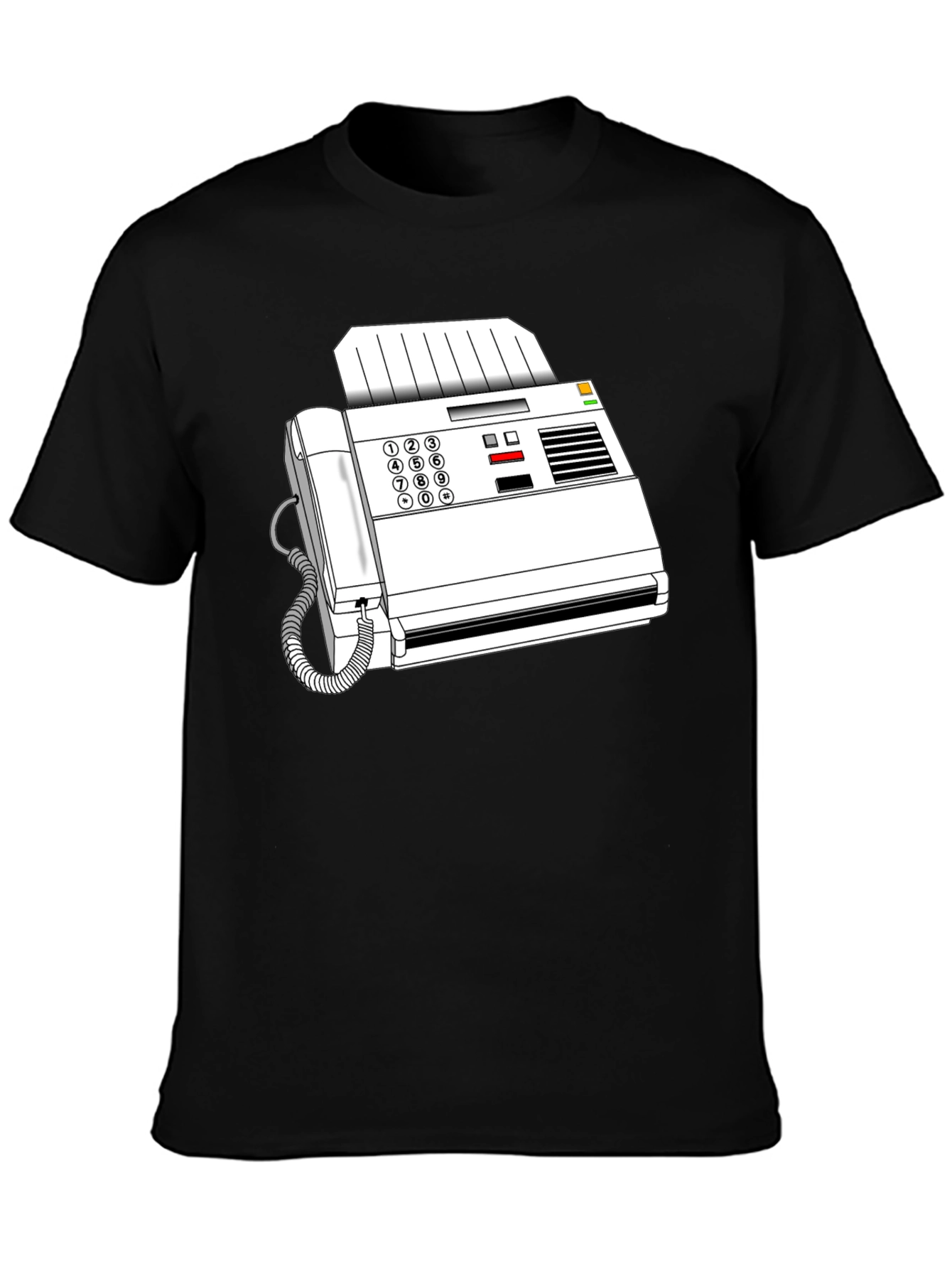 Retro Fax Machine Graphic Tee