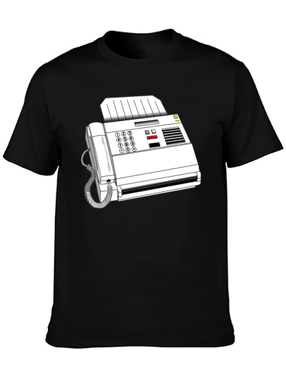 Retro Fax Machine Graphic Tee