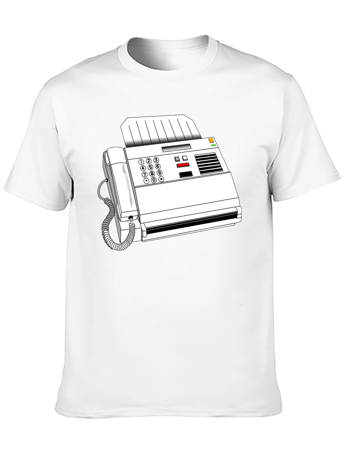Retro Fax Machine Graphic Tee