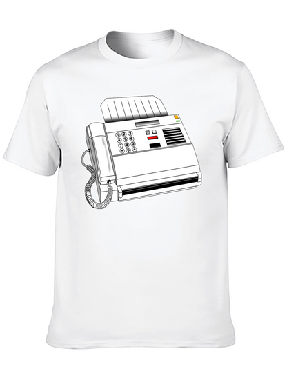 Retro Fax Machine Graphic Tee