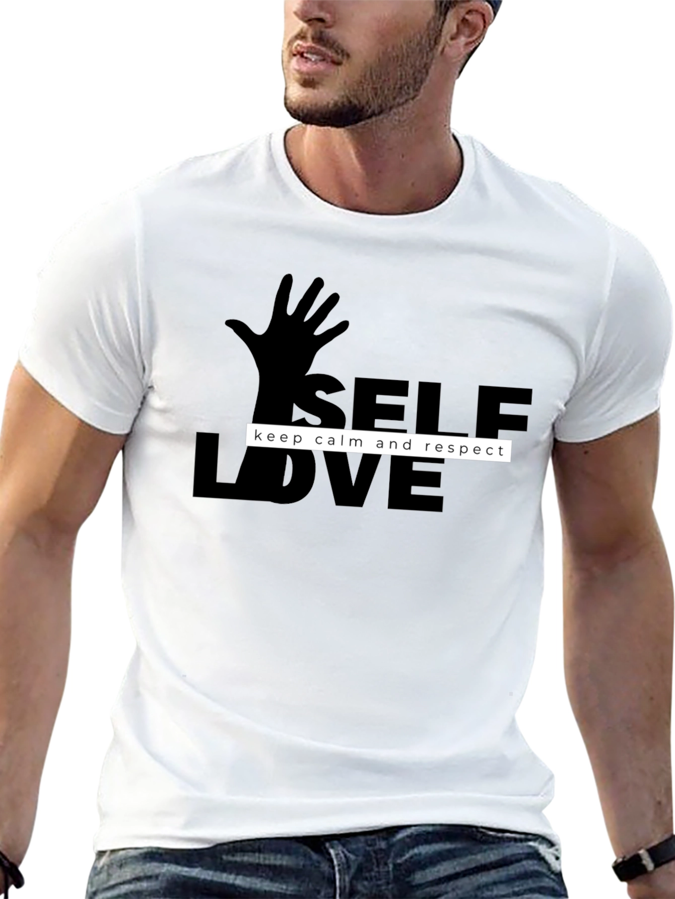Self Love T-Shirt - Keep Calm and Respect Design
