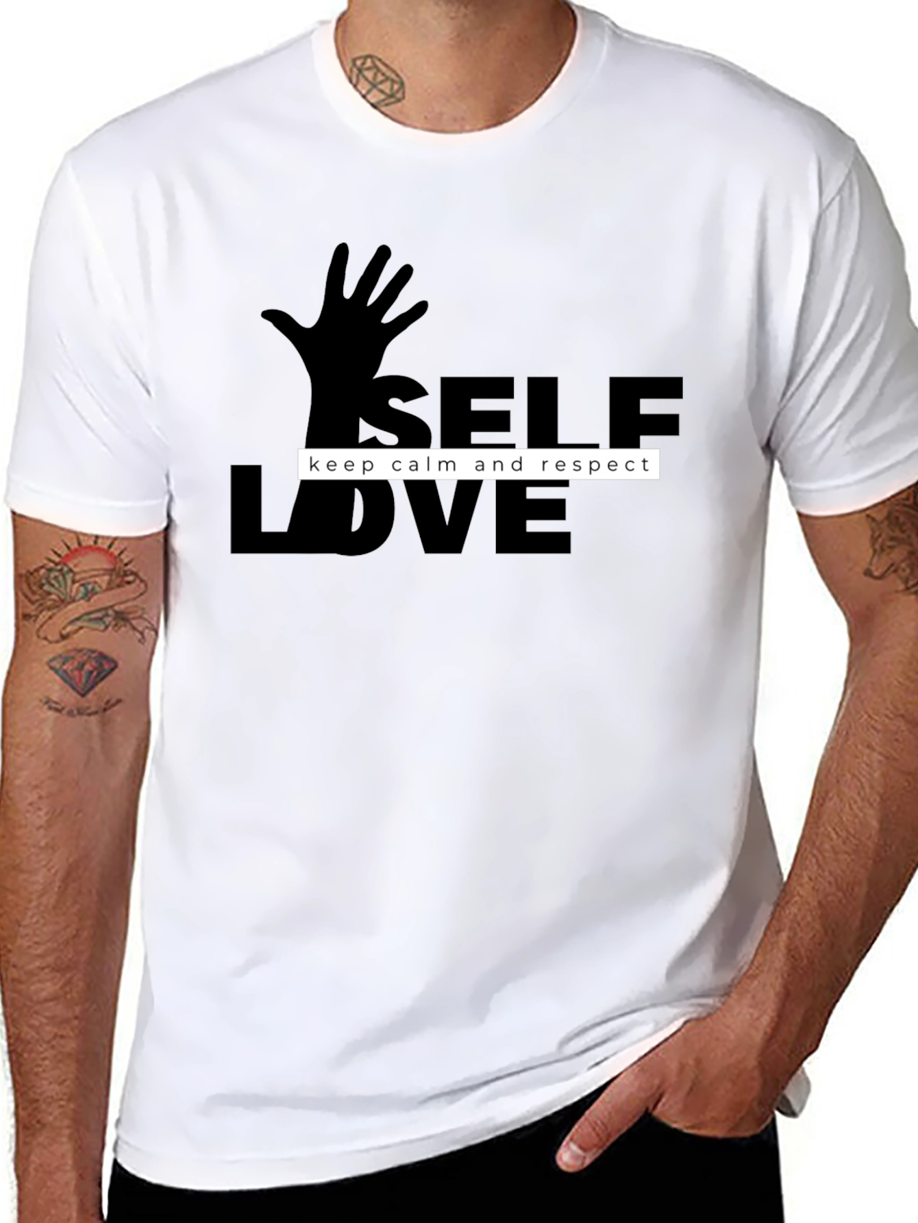 Self Love T-Shirt - Keep Calm and Respect Design