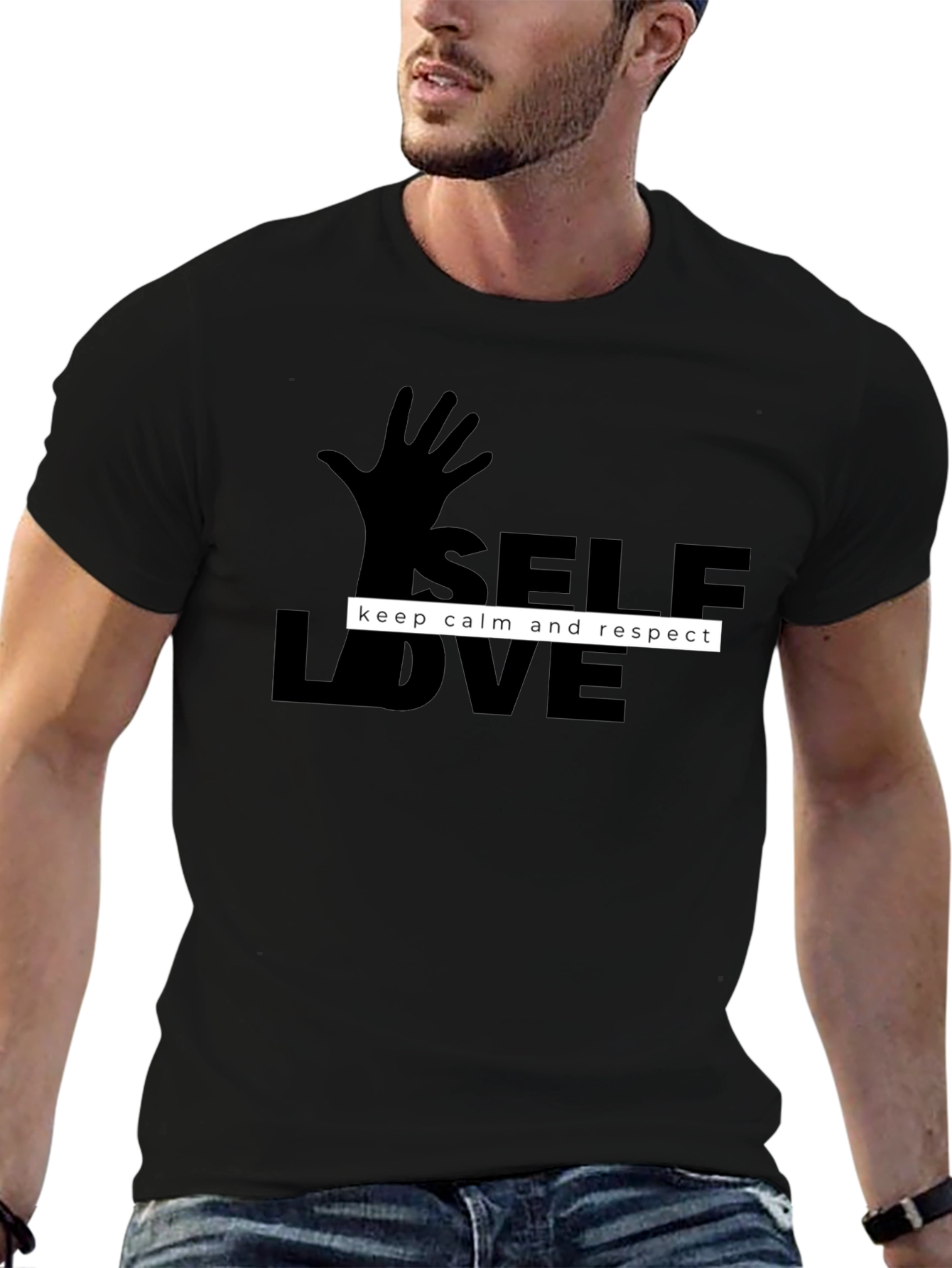 Self Love T-Shirt - Keep Calm and Respect Design