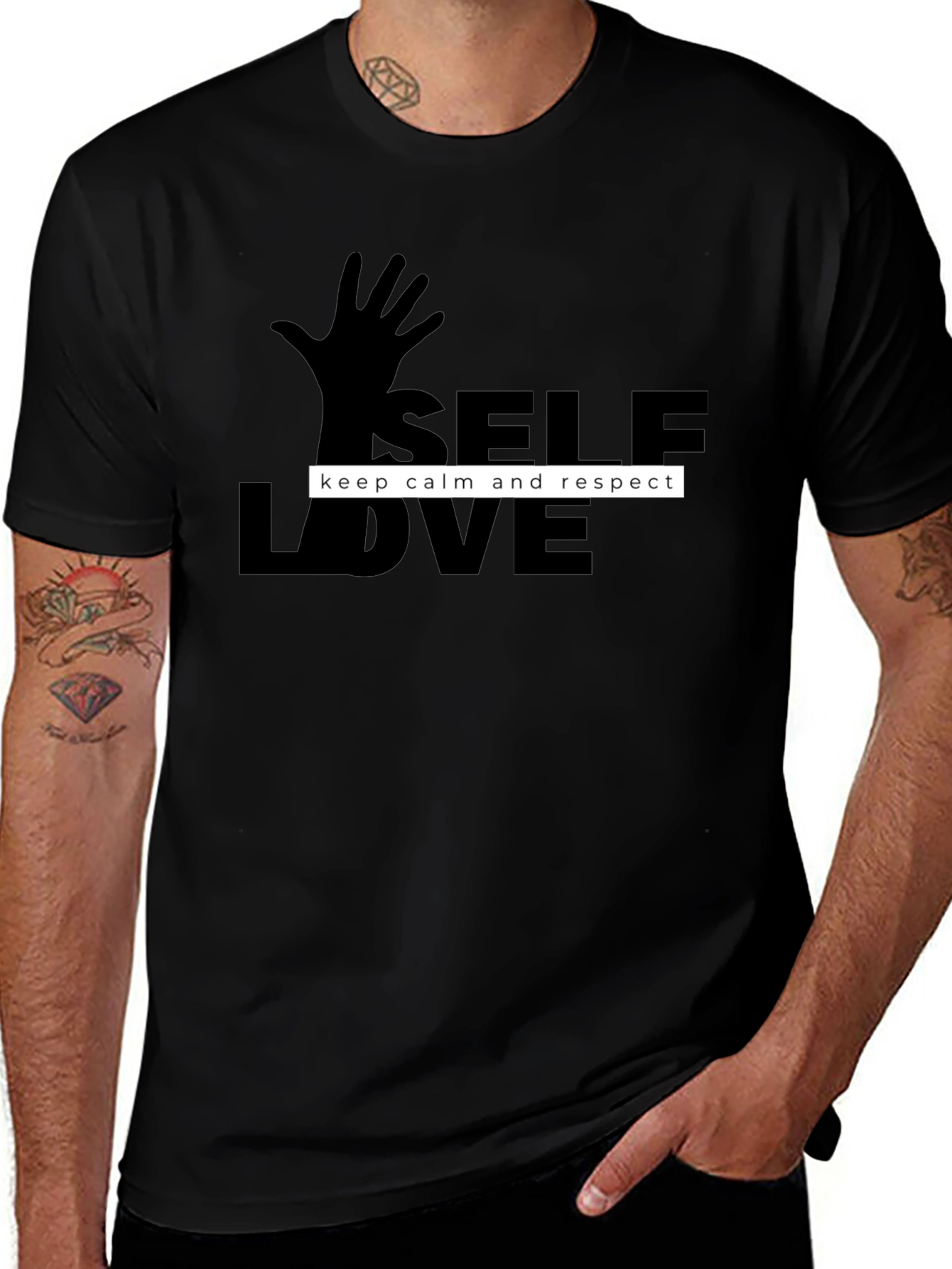 Self Love T-Shirt - Keep Calm and Respect Design
