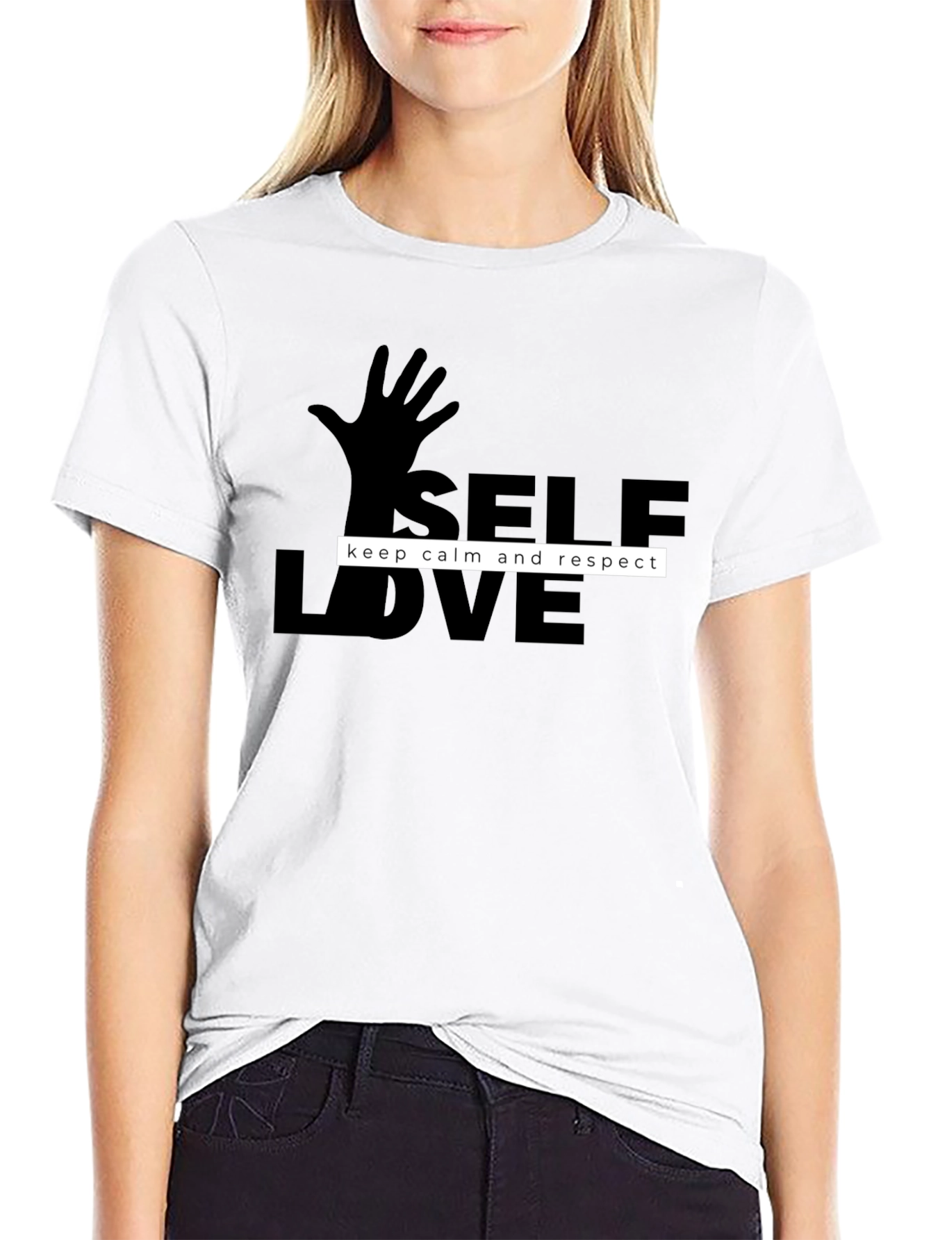 Self Love T-Shirt - Keep Calm and Respect Design