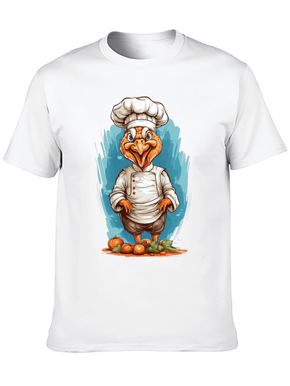 Chef Chicken Graphic T-Shirt - Funny Foodie Tee
