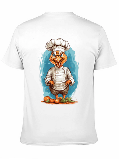 Chef Chicken Graphic T-Shirt - Funny Foodie Tee