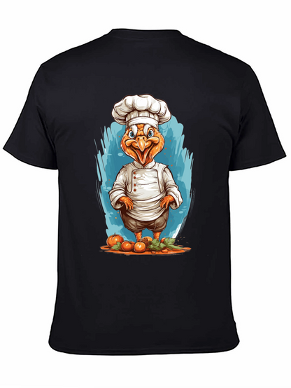 Chef Chicken Graphic T-Shirt - Funny Foodie Tee