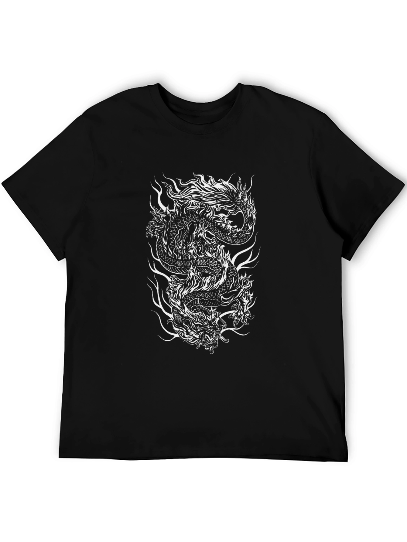 Dragon Graphic Tee - Black