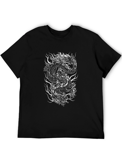 Dragon Graphic Tee - Black