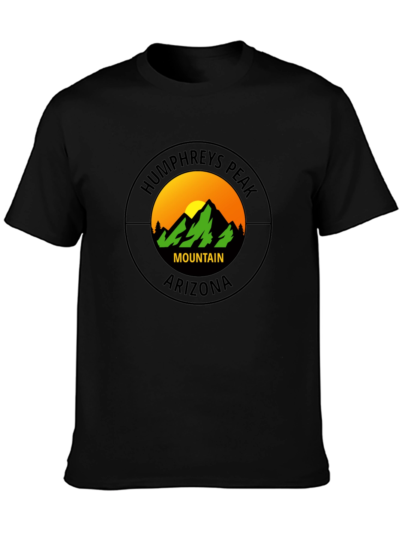 Humphreys Peak Mountain Arizona T-Shirt