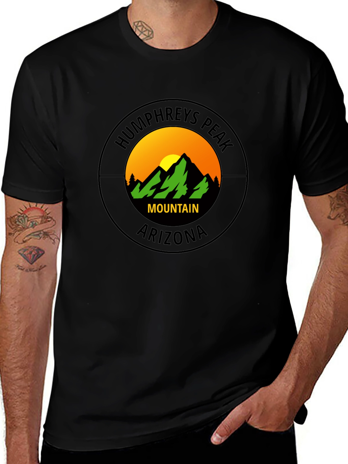Humphreys Peak Mountain Arizona T-Shirt