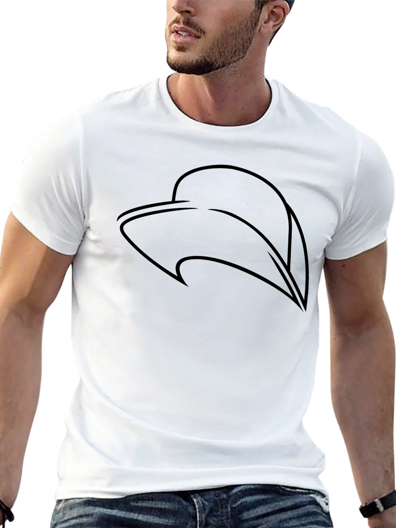 Modern Graphic Tee - Abstract Design