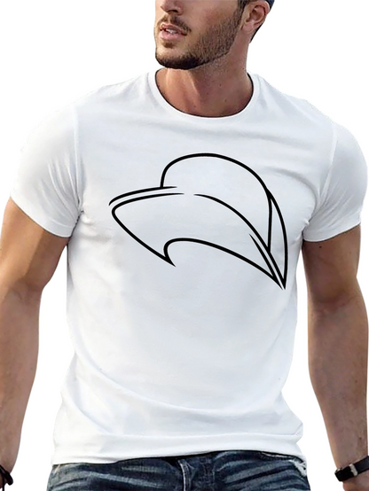 Modern Graphic Tee - Abstract Design