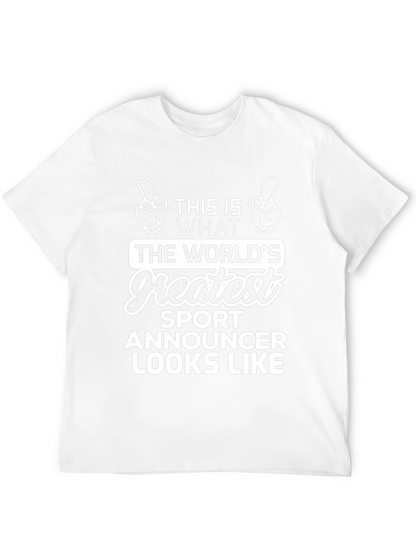 Worlds Greatest Sport Announcer T-Shirt
