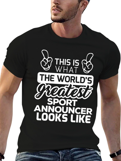 Worlds Greatest Sport Announcer T-Shirt
