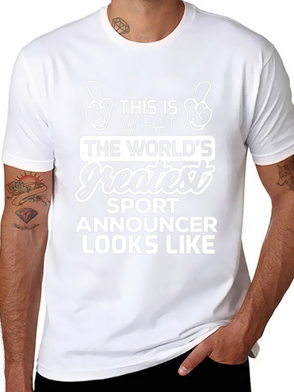 Worlds Greatest Sport Announcer T-Shirt