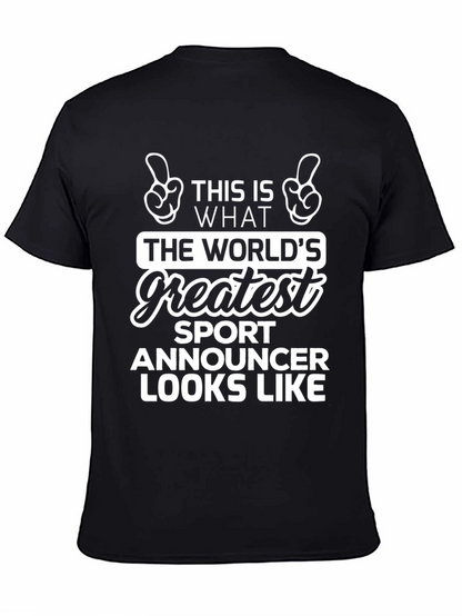 Worlds Greatest Sport Announcer T-Shirt