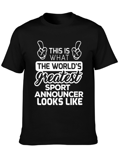 Worlds Greatest Sport Announcer T-Shirt