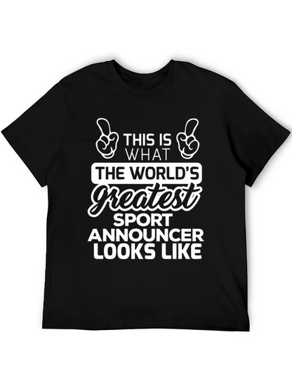 Worlds Greatest Sport Announcer T-Shirt