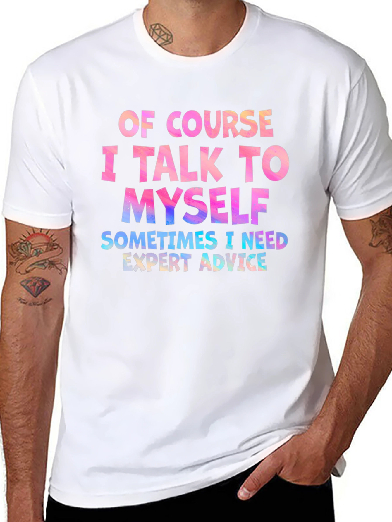 Expert Advice Graphic Tee - Funny Slogan T-Shirt