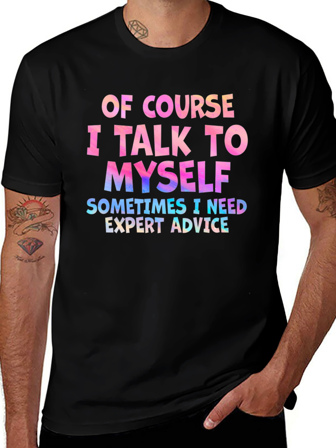 Expert Advice Graphic Tee - Funny Slogan T-Shirt