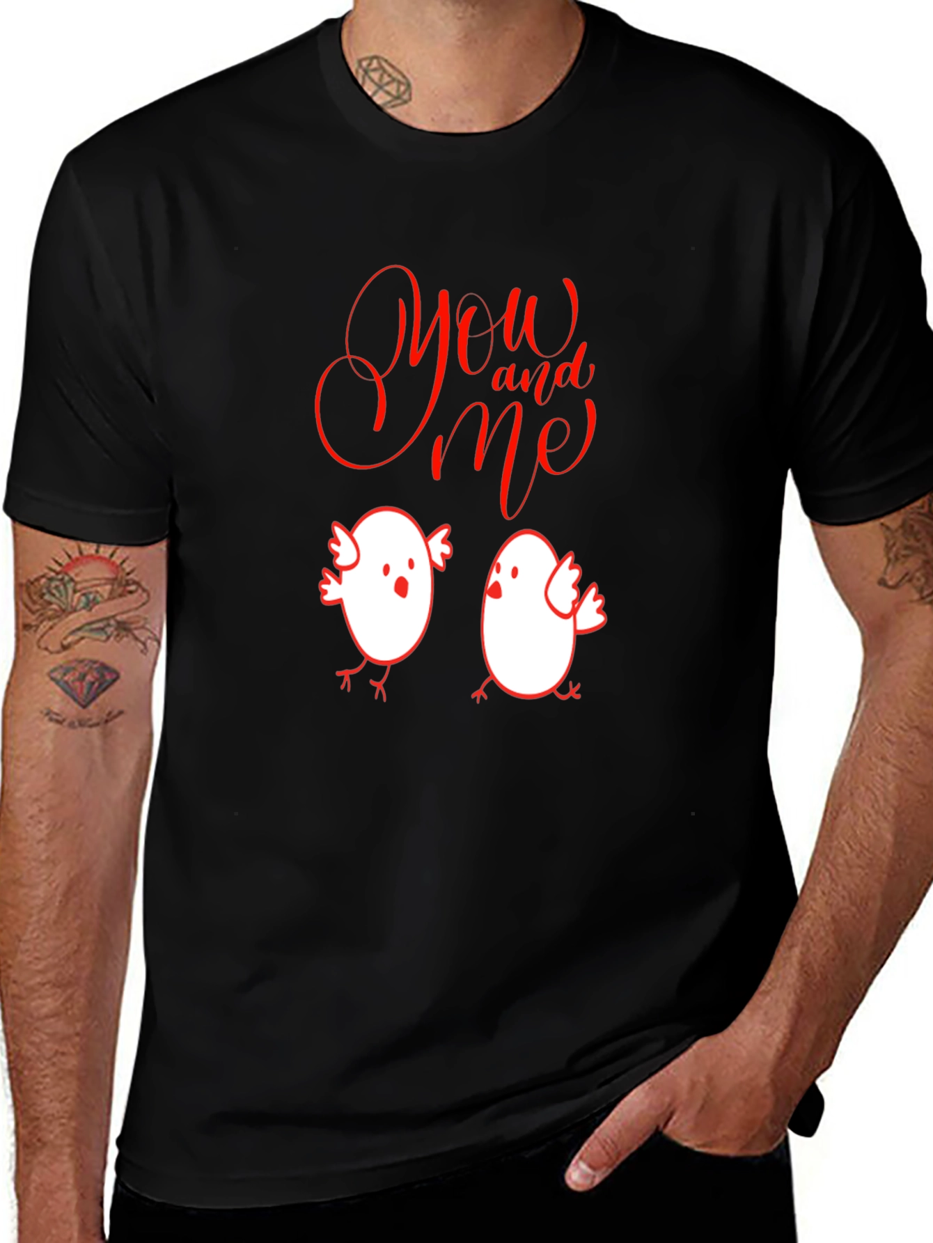 You and Me Chicken Tee