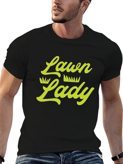 Lawn Lady Graphic Tee - Black