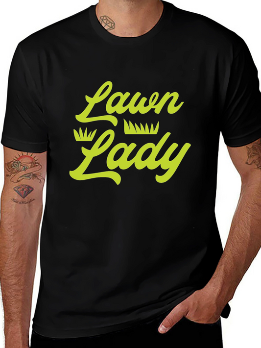 Lawn Lady Graphic Tee - Black