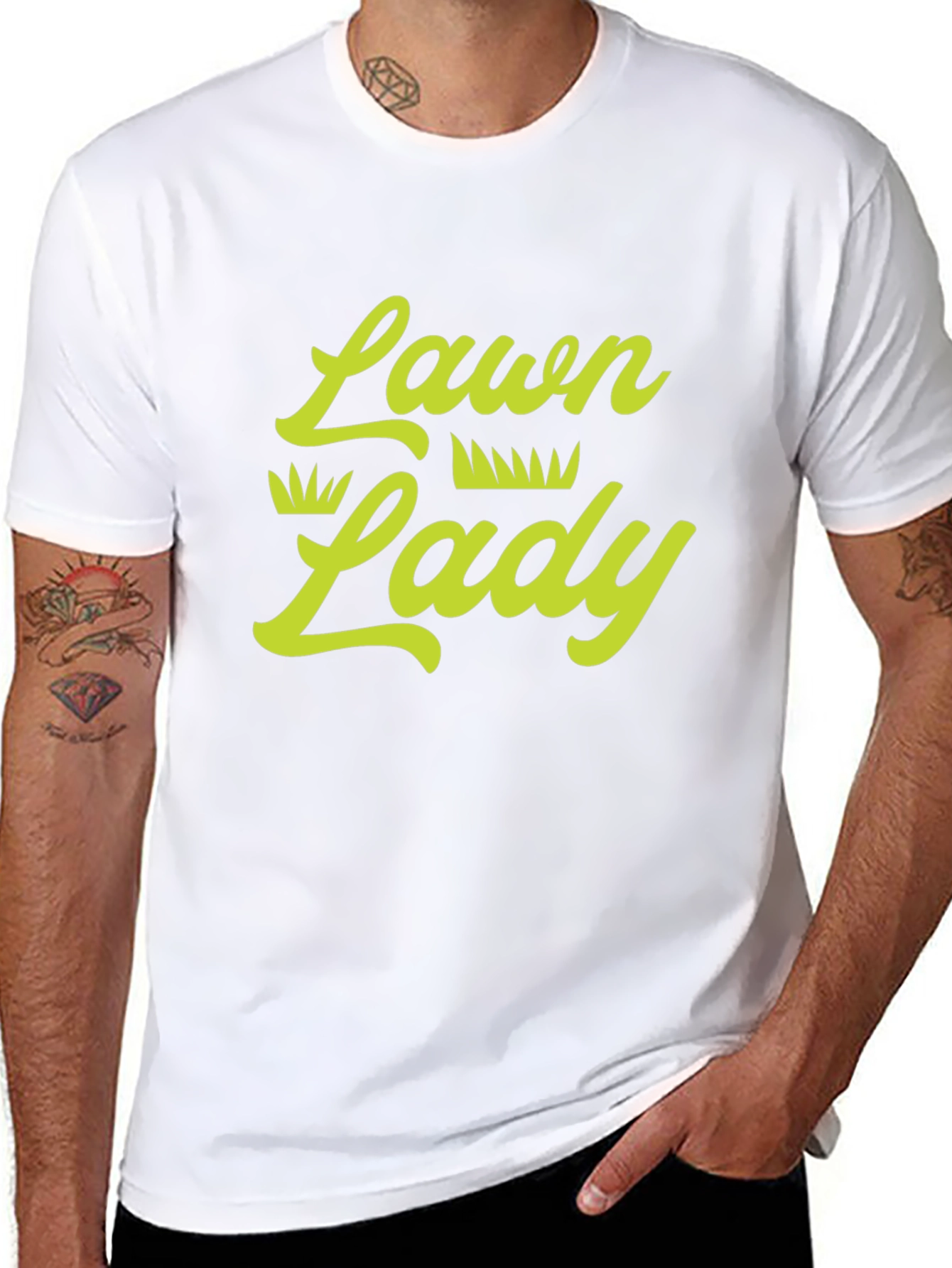 Lawn Lady Graphic Tee - Black