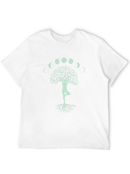 Yoga Tree of Life T-Shirt - Moon Phases