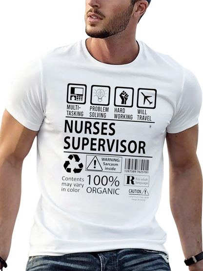 Nurse Supervisor 100% Organic T-Shirt