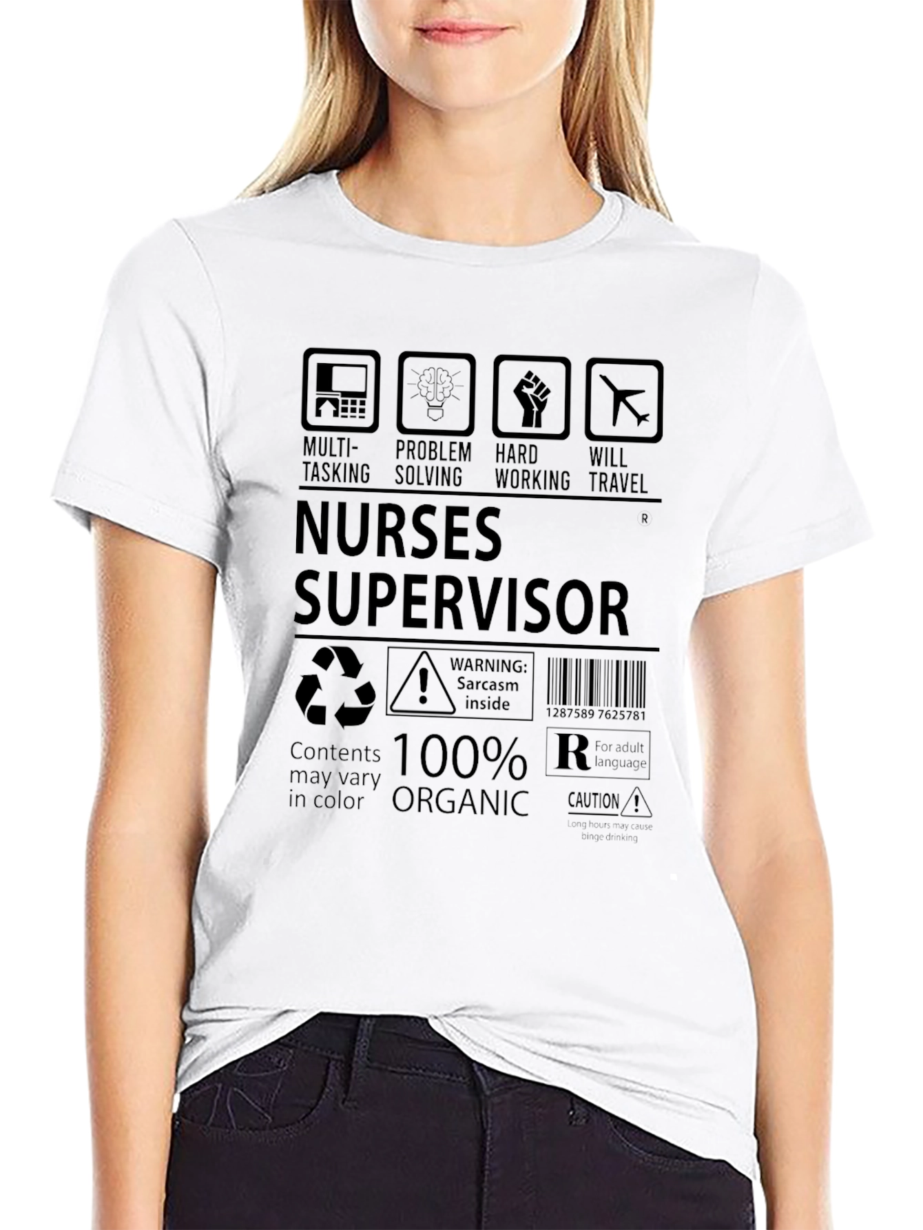 Nurse Supervisor 100% Organic T-Shirt