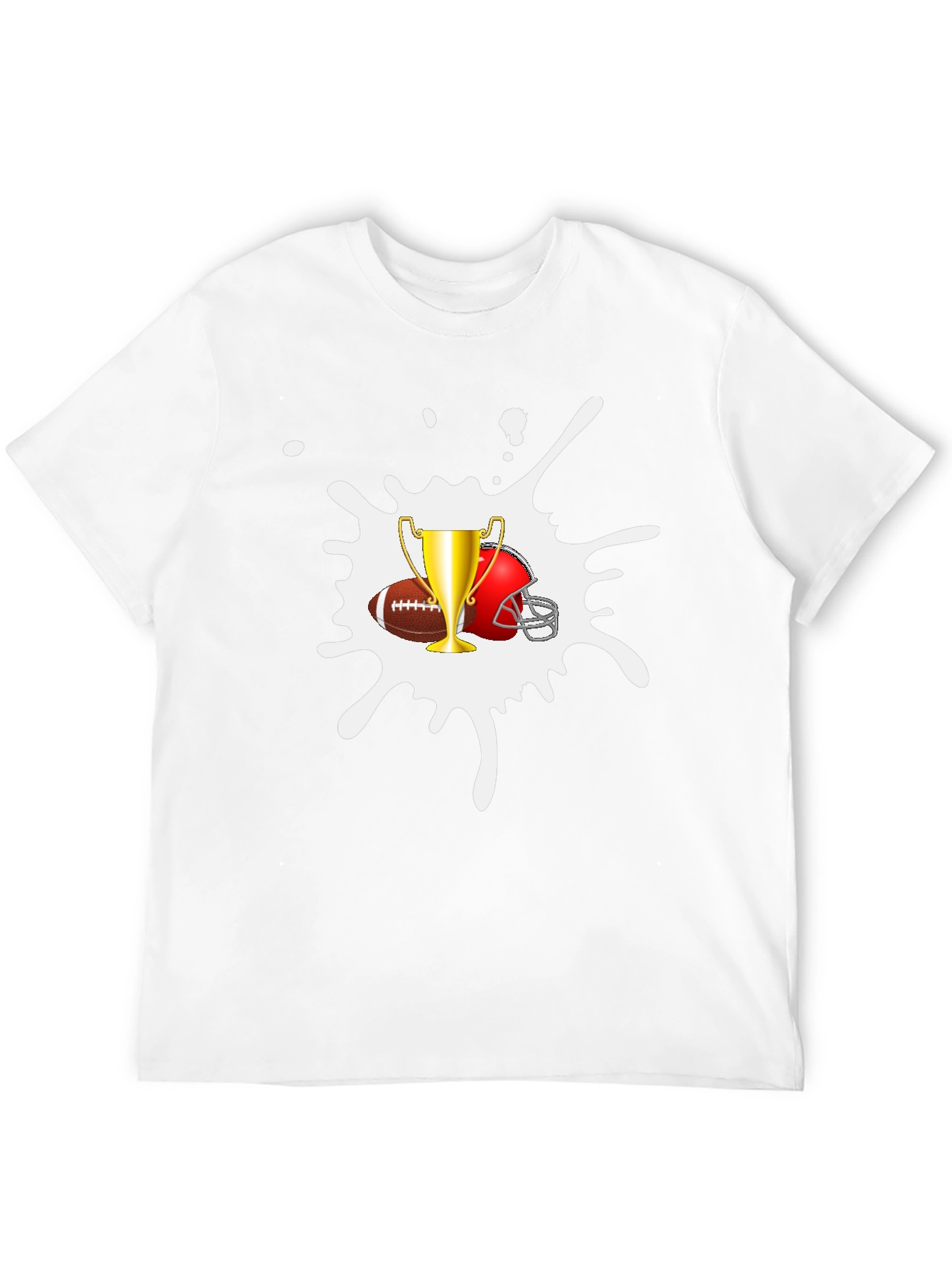 Football Trophy Graphic Tee