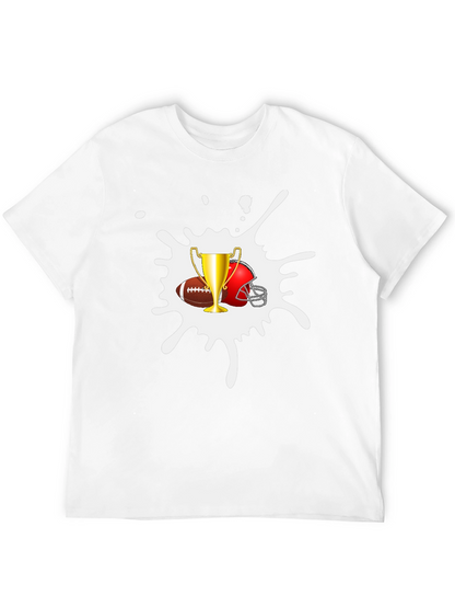 Football Trophy Graphic Tee