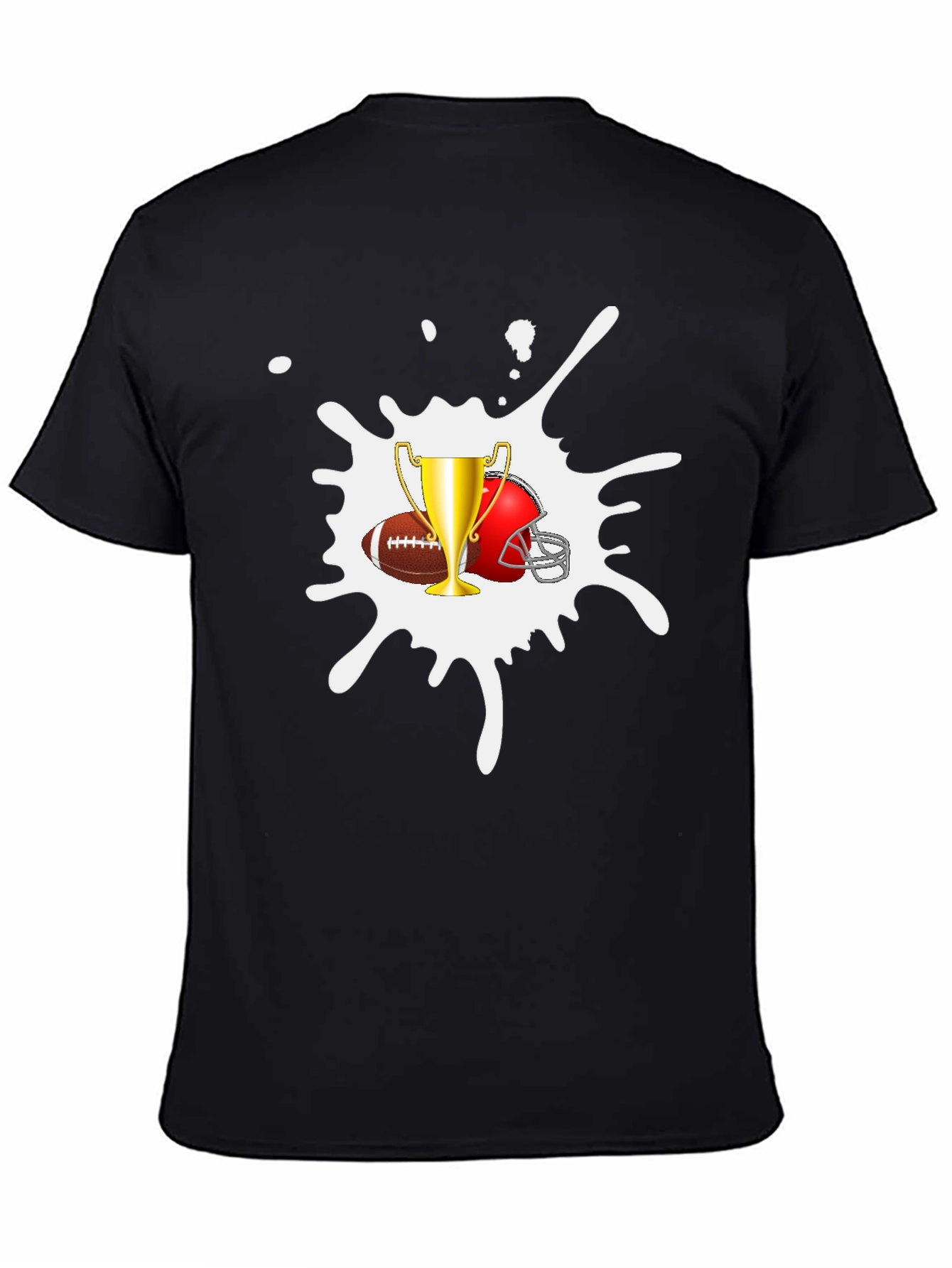 Football Trophy Graphic Tee