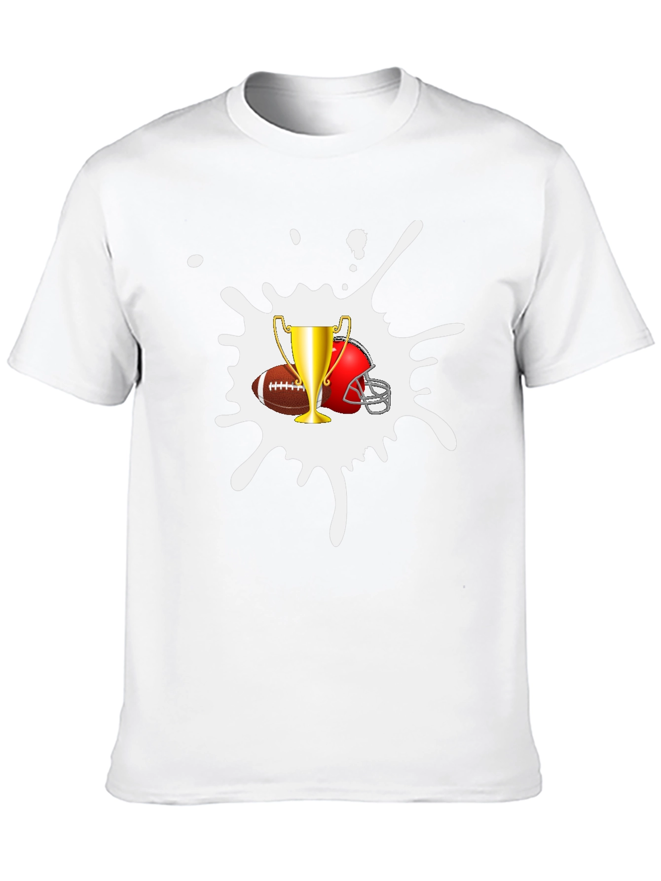 Football Trophy Graphic Tee