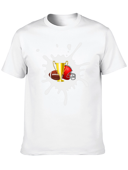Football Trophy Graphic Tee