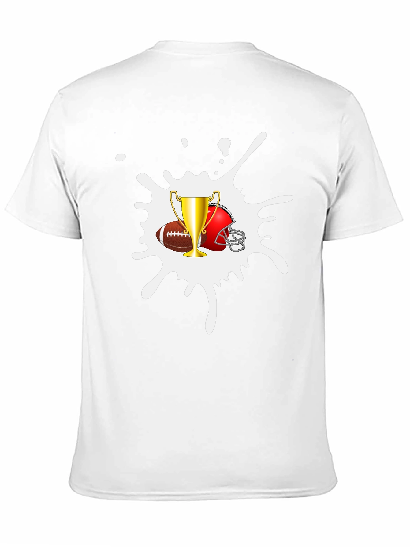 Football Trophy Graphic Tee