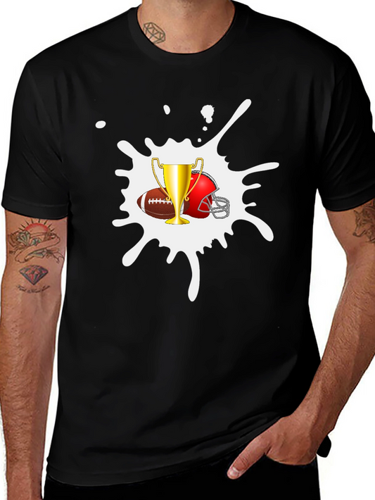 Football Trophy Graphic Tee
