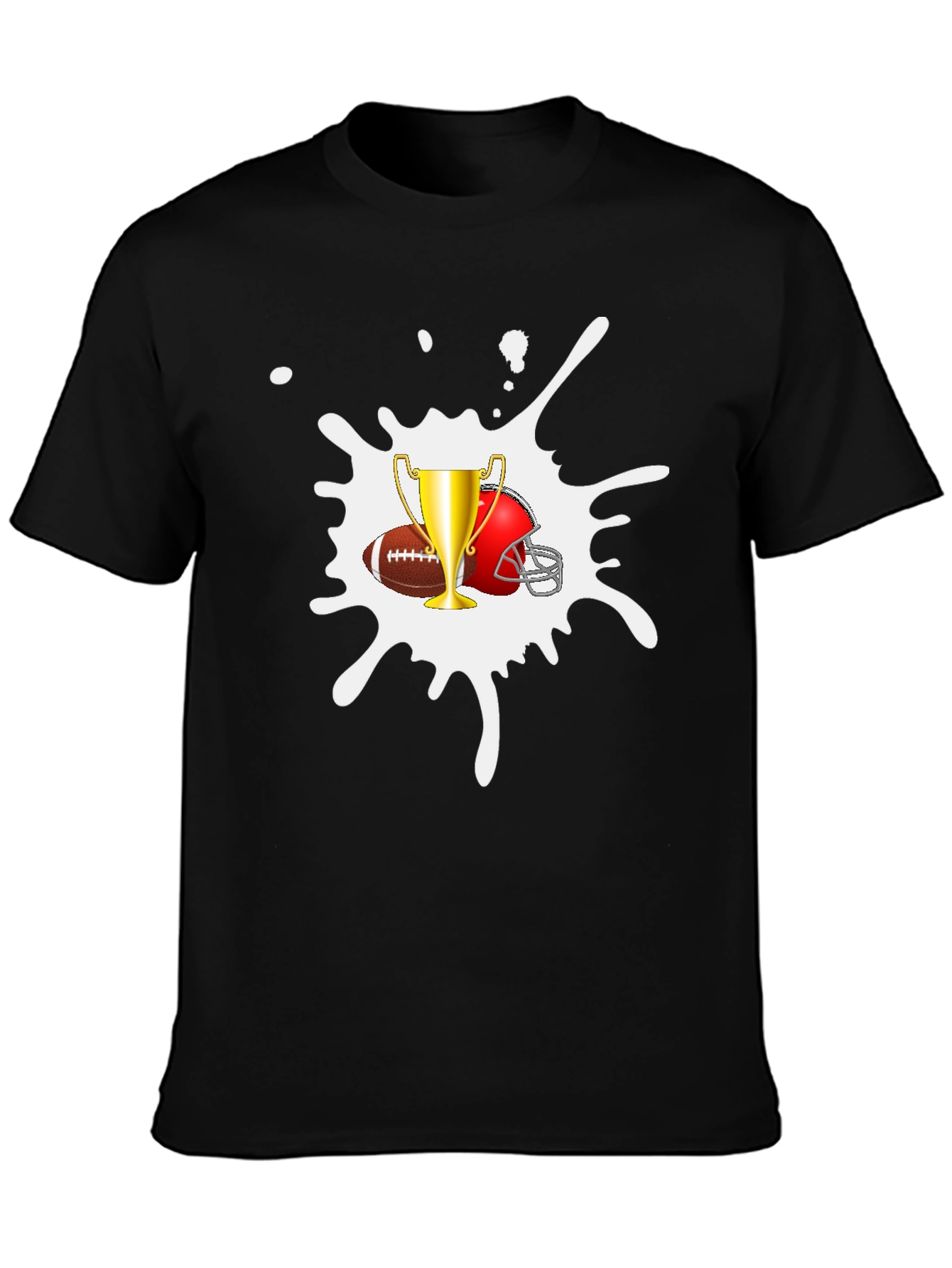 Football Trophy Graphic Tee