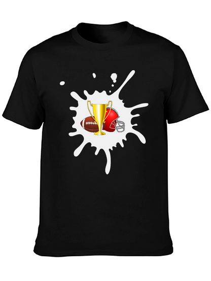 Football Trophy Graphic Tee