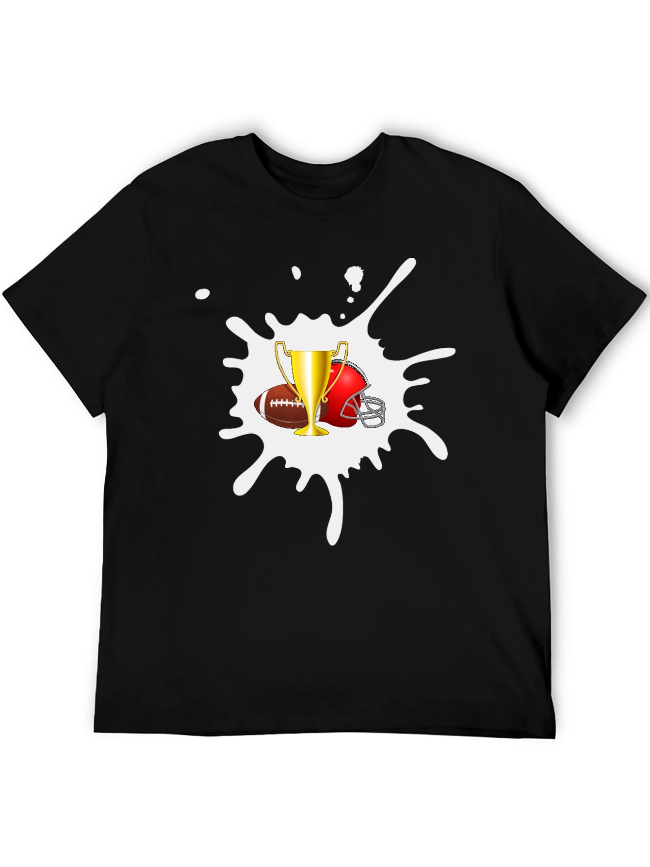 Football Trophy Graphic Tee