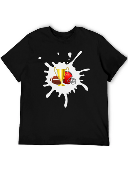 Football Trophy Graphic Tee