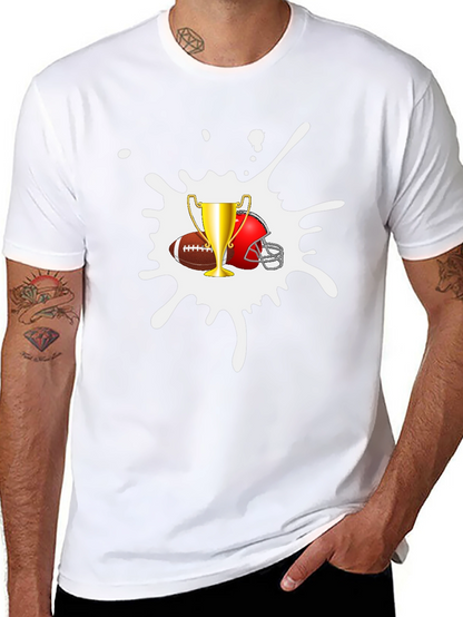 Football Trophy Graphic Tee