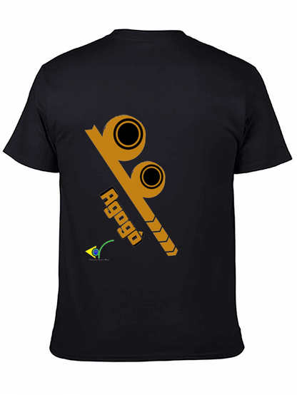Agogô Percussion Instrument Black T-Shirt
