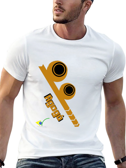 Agogô Percussion Instrument Black T-Shirt