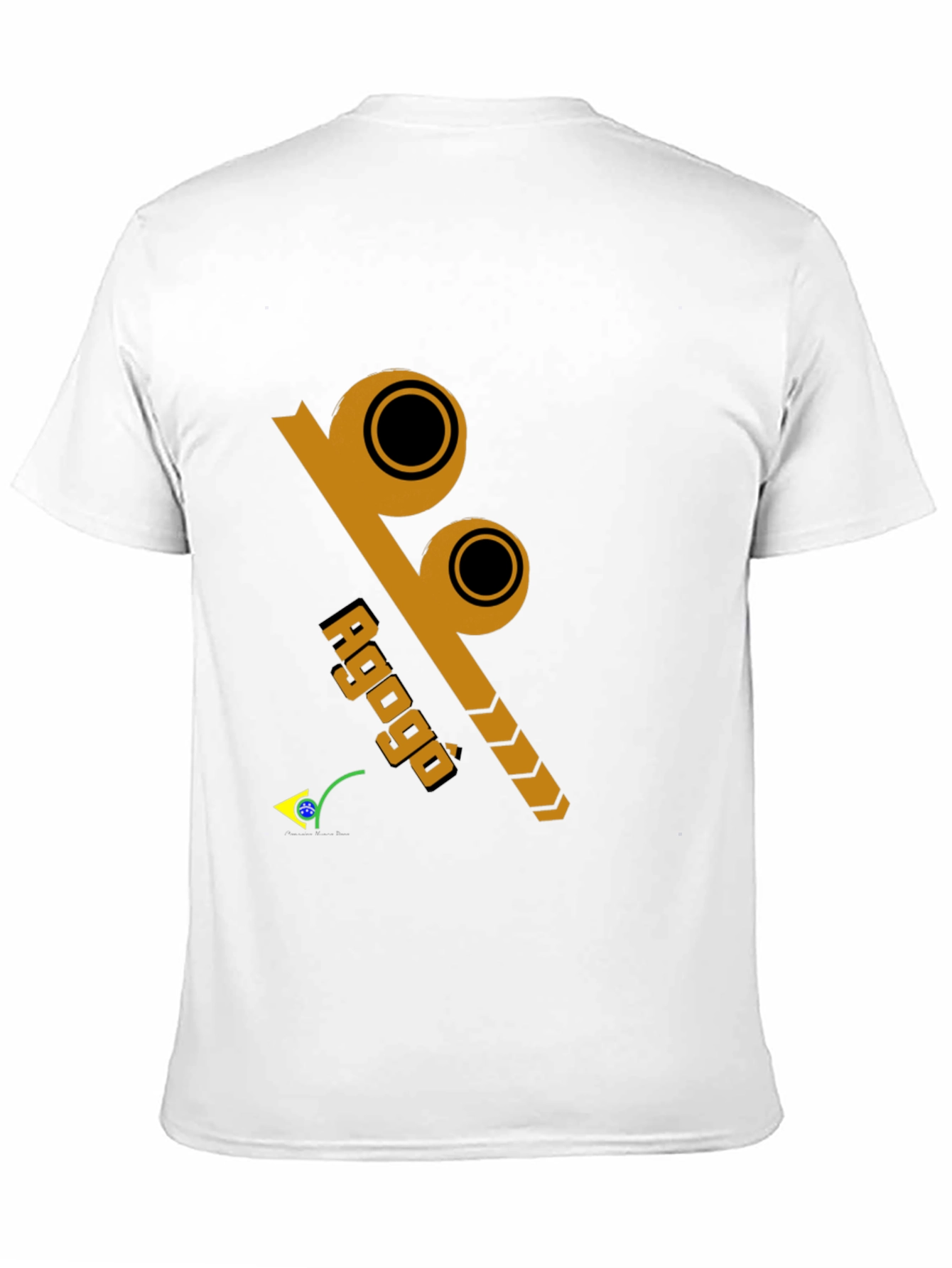 Agogô Percussion Instrument Black T-Shirt