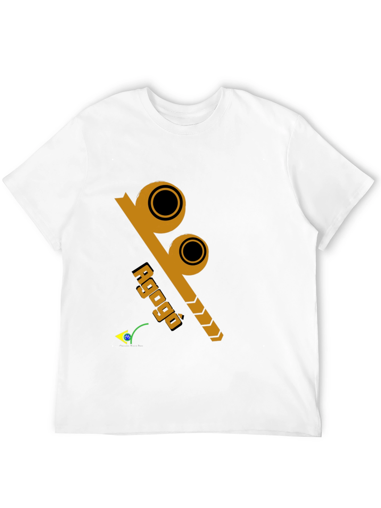 Agogô Percussion Instrument Black T-Shirt