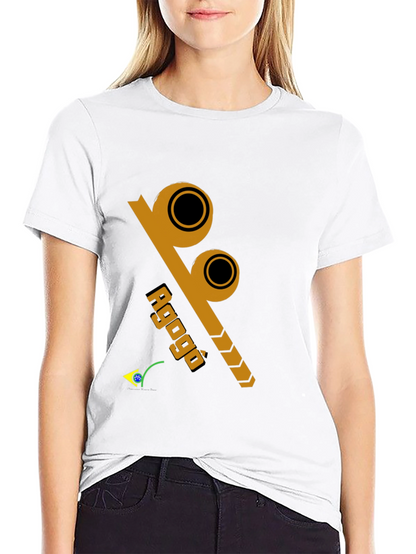 Agogô Percussion Instrument Black T-Shirt